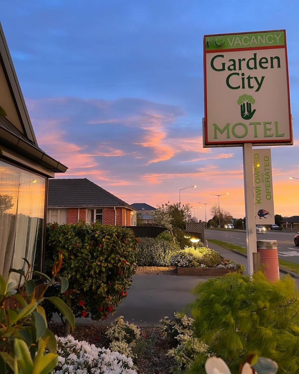Garden City Motel Крайстчърч Екстериор снимка